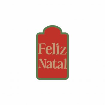 Tag Tradição De Natal 4,5cmx7cm 10pçs Vermelho Cherry/Verde Ficus