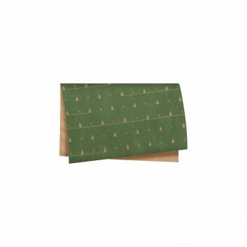 Papel Colmeia Kraft Pinheiro 49cmx49cm 20fls Verde