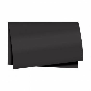 Poli 400 Acetinado Tipo Coreano Liso 58cmx58cm 20fls Preto