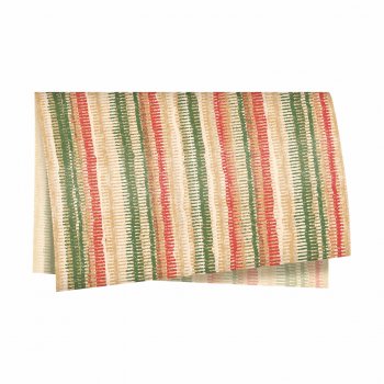 Poli 400 Acetinado Coreano Trama 58cmx58cm 20fls Vermelho/Verde