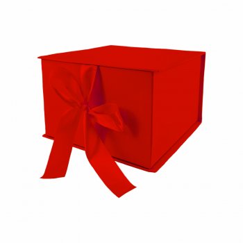 Caixa Charm 12cmx12cmx12cm 1pç Vermelho