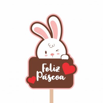 Pick MDF Chocolove 59mmx84mm 1pç Marrom