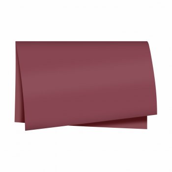 Poli 400 Acetinado Coreano Liso 55cmx60cm 20fls Merlot