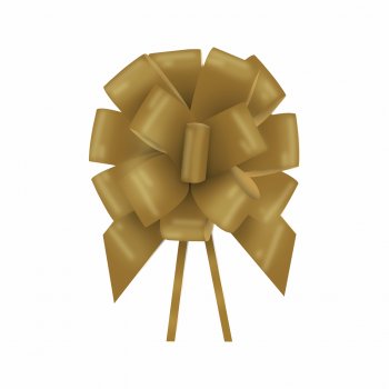 Laço Bola Mágico 30mmx1,28m 05pçs Ouro