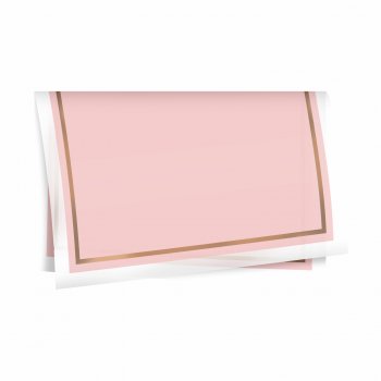 Poli 500 Acetinado Coreano Harmony 57cmx57cm 20fls Rosa Claro