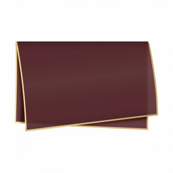 Poli 500 Acetinado Coreano Duo Classic 56cmx56cm 20fls Merlot
