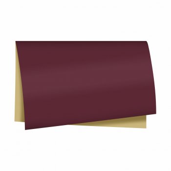 Poli 600 Coreano Dupla Face Glam 55cmx53cm 20fls Carmim/Ouro