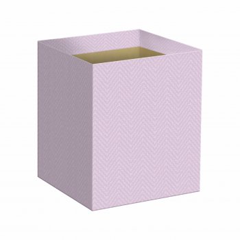 Cachepot Quadrado Arrazzo 14,5cmx14,5cmx15,5cm 10pc Lilás Malva