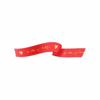 Fita Maxi Modern Love 16mmx50m Vermelho/Ouro