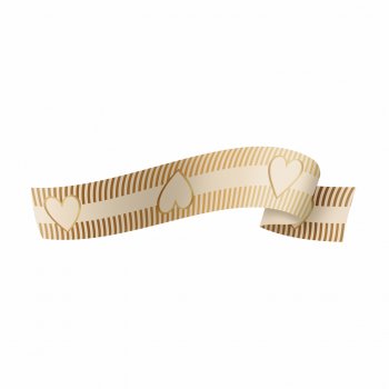 Fita Maxi Modern Love 32mmx100m Barbante/Ouro