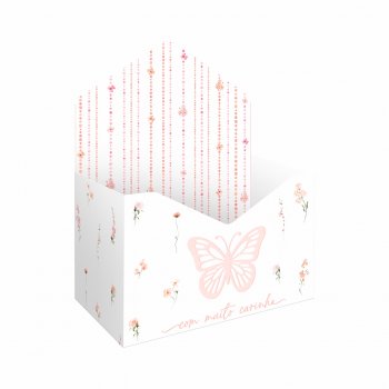 Caixa Envelope Blossom 22cmx12cmx13cm 3pç Branco