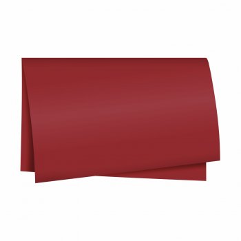 Poli 400 Acetinado Coreano Liso 58cmx58cm 20fls Vermelho