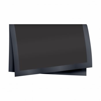 Poli 500 Acetinado Coreano Supreme 57cmx57cm 20fls Preto