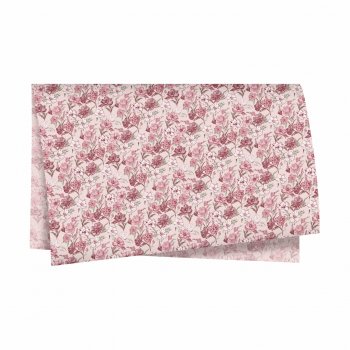 Papel Seda Bella Flora 49cmx69cm 50fls Rosa Pó/Rosé