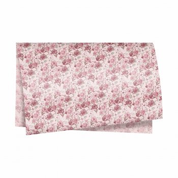 Poli Bella Flora 49cmx69cm 50fls Rosa Pó/Rosé