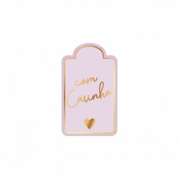 Tag Felicitá 4,5cmx7cm 10pçs Lilás Malva